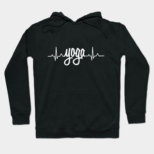 yoga heart rate, heart rate, meditation namaste Hoodie by L  B  S  T store